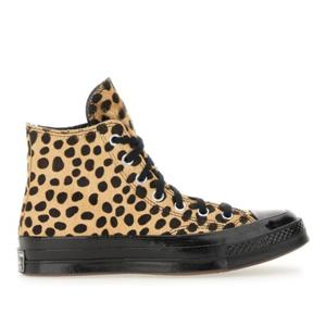 컨버스 레오파드 프린트 올 스타 하이탑 스니커즈 A12705C GOLD