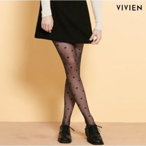 [비비안]백화점 폴카 도트 패턴스타킹 PH3467
