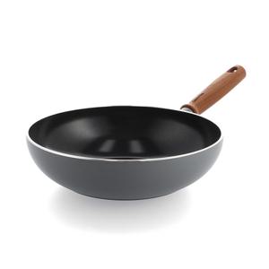 그린팬 메이플라워 프로 세라믹코팅 웍28cm (프렌치그레이)