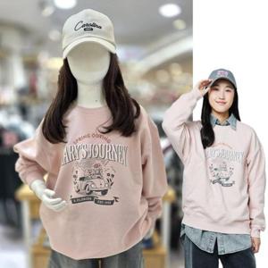 소이 세이브존07 빈지티일러스트맨투맨티셔츠 25S5453