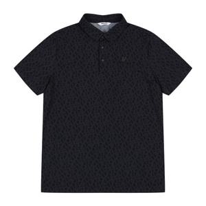 [볼빅어패럴] 남성 골프 에센셜 냉감 패턴 프린트 제에리 반팔 티셔츠 VMTSP392_BK