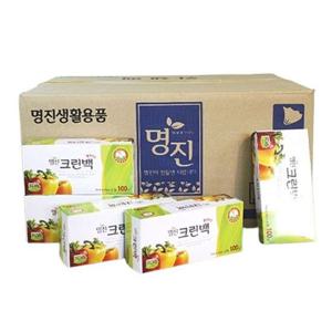 크린팩 명진 크린 일회용 위생백 17x25x100매 50개입 위생