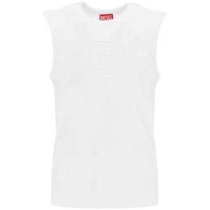 디젤 민소매 티셔츠 A16698 0NJBM 100 WHITE DOM