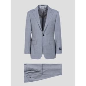 [갤럭시] [Prestige] 울 솔리드 레귤러핏 수트 세트 - 블루 (PS00134358P)