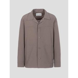 [로가디스] [LIGHT SETUP] 경량 린넨터치 폴리 셔켓 - 옐로이시 브라운 (RY5339C83B)