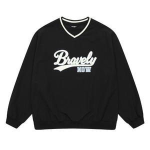 에꼴리에 세이브존07 브이넥 나일론 맨투맨 25A1454BK