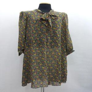 원피스 OPS 드레스 F1165 플라워 잔꽃 여리여리 넥 리본 쉬폰 롱