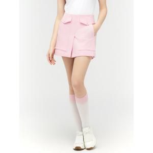 [듀빅]듀빅 여성 페이크 랩 스커트 4부 반바지 DF2WPH347LP