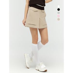 [듀빅]듀빅 여성 페이크 랩 스커트 4부 반바지 DF2WPH347