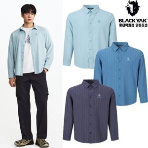 블랙야크 남성 경량 스트레치 긴팔 셔츠 1BYYSMU003
