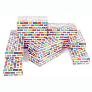 종이벽돌블럭 칼라 40개 HL491