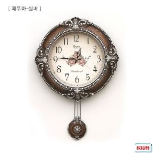 혼수용품 고품격 앤틱 벽걸이 추시계 G 126
