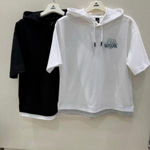 에어워크주니어 CB01 TC분또 레이어드 그라데이션 반팔후드티 A252B1123B