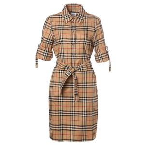 [버버리]체크 코튼 셔츠 드레스 8063498