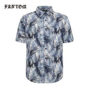 [팬텀] 남성 시어서커 패턴 반팔 셔츠