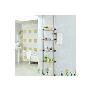 욕조기둥선반 4단400 욕실선반 화장실선반 기둥식선반