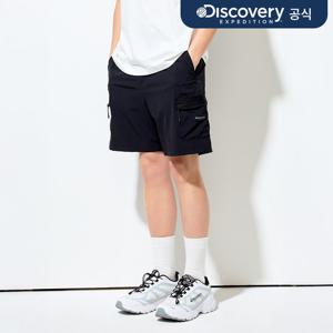 [디스커버리] 프레시벤트 남성 세미루즈 카고쇼츠 (BLACK) DMSP73053-BKS