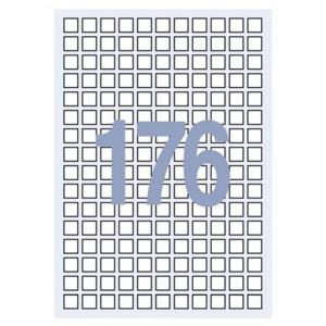 세모네모 A4 라벨지 C3040 176칸 1000매 라벨스티커 라벨종이 라벨제작 분류라벨 전산라벨 정사각형라벨지