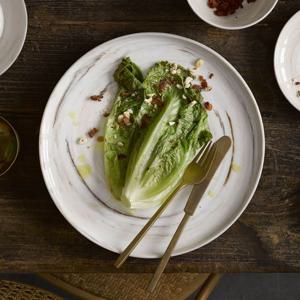 (싱가포르 루전) 마블 구오메 원형 접시 대 28cm 영국도자기 혼수접시 브런치접시 과일접시 대접시 혼수용