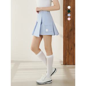 [듀빅]듀빅 여성 랩 언발란스 이중 플리츠 큐롯 DF2WCU432