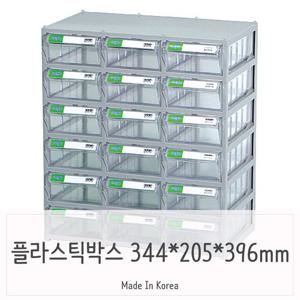 투명 플라스틱서랍장 3X6단 부품박스 수납서랍 부품박스 부품서랍 플라스틱서랍 아크릴케이스 아크릴박스