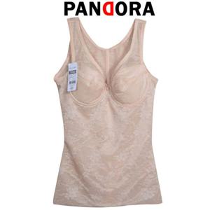 (비비안)플라워 패턴 자가드 치마형 올인원 B컵 올인원