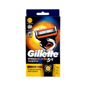 제이오마켓 질레트 프로글라이드 파워 미세진동 면도기