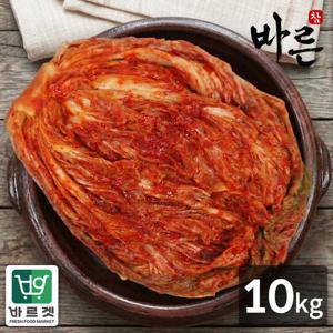 참바른김치 프리미엄 국내산 포기김치 배추김치 10kg / 바른재료 바른위생 바르겟