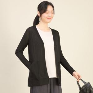 애비뉴투지 엄마옷 인견 쿨 아이스 시스루 봄 여름 주머니 가디건 J05504