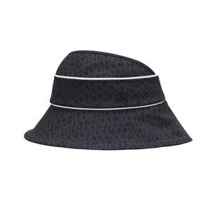 [링스골프][25SS] 여성 퍼포 프린트 바이저 햇   L21E1CP352_BK_