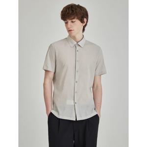 [로가디스] 코튼 혼방 썸머 크리즈 반팔 셔츠 - 베이지 (RY5465P74A)