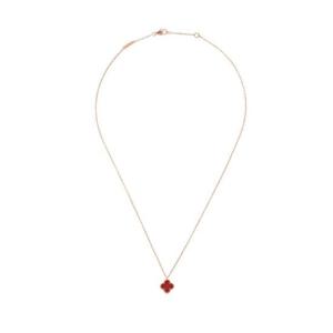 반 클리프   아펠 스위트 알함브라 펜던트 로즈 골드 커넬리언 VCARN59M00