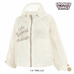 [스팍스]여성 벅스버니 아트웍 시스루 루즈핏 후드 집업 점퍼 SP2LJP045