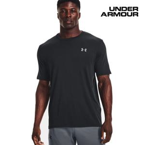 [언더아머(백)]남성 UA 레프트 체스트 락업 라운드 반팔 티셔츠 1370951-001