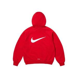 슈프림 x 나이키 집업 후드 스웨트셔츠 레드   25SS HF9633-657