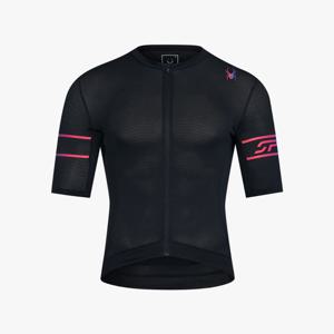 [스파이더] 남성 사이클 슬리브 그래픽 반팔 저지 TIER-0 SPKPCNFT502MBLK