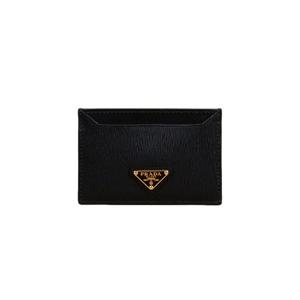W 프라다 비텔로 무브 삼각로고 카드홀더 블랙 1MC208 2DDU F0002