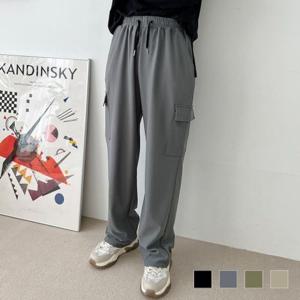 마샤 남자 카고 덩크핏 팬츠 SD221050 슬림 면바지 여자청바지