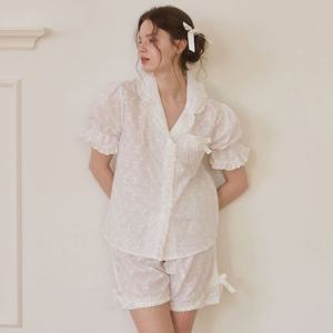 [바풀 주니어]바풀 LL5023-31 여성잠옷 여름 순면 파자마 투피스 잠옷 상하