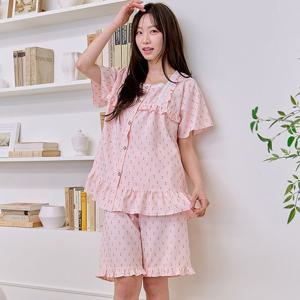 [바풀 주니어]바풀 CA5V14216 여성잠옷 파자마 여름 반팔 잠옷 상하