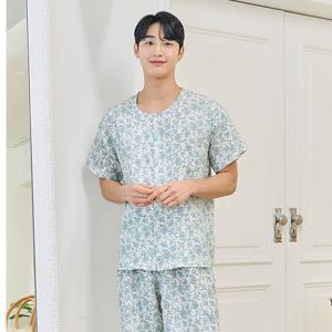 [바풀 주니어]바풀 CA5N24316 남성잠옷 인견 파자마 여름 반팔 잠옷 상하