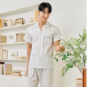 [바풀 주니어]바풀 CA5N23116 남성잠옷 순면 파자마 여름 반팔 잠옷 상하