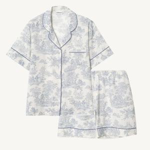 [바풀 주니어]바풀 LL5016-34 여성잠옷 면레이온 파자마 투피스 잠옷 상하