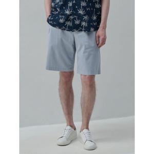 [갤럭시 라이프스타일] 가먼트워싱 면 반바지 - 스카이 블루 (GC5425M08Q)