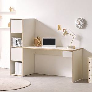 [착불배송 상세확인] C31261 H형 수납 컴퓨터 책상 1800 1color