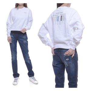 [오프화이트]20SS 여성 크롭 맨투맨 (OWBA026S20FLE003_0184_20S