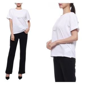 [생로랑]23SS 여성 로고 반팔티셔츠 (460876_YB2DQ_9000_23S)