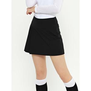 [듀빅]듀빅 여성 스판 언발란스 A라인 랩 큐롯 DD2WCU404BK