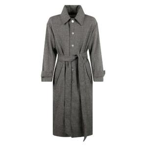 AMI 파리 롱슬리브 벨티드 코트 HCO414WV0056 2004 TP934873017