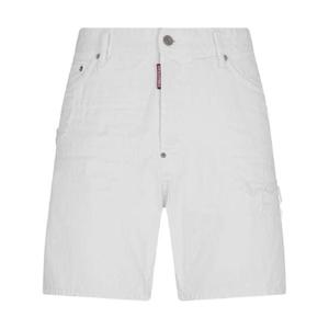 26 SS 디스퀘어드2 화이트 불 로고 쇼츠 S71MU0799STN833 TP432267765